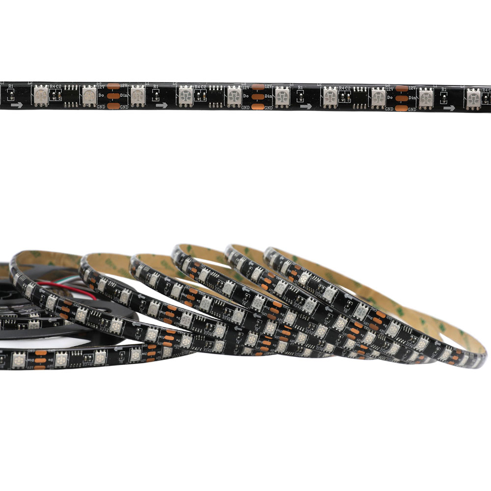 WS2811 DC12V IP65 Waterproof 1.64ft~16.4ft 18LEDs/Ft Full Color Chasing Flexible Addressable LED Strips WS2811 DC12V IP65 Waterproof 1.64ft~16.4ft 18LEDs/Ft Full Color Chasing Flexible Addressable LED Strips